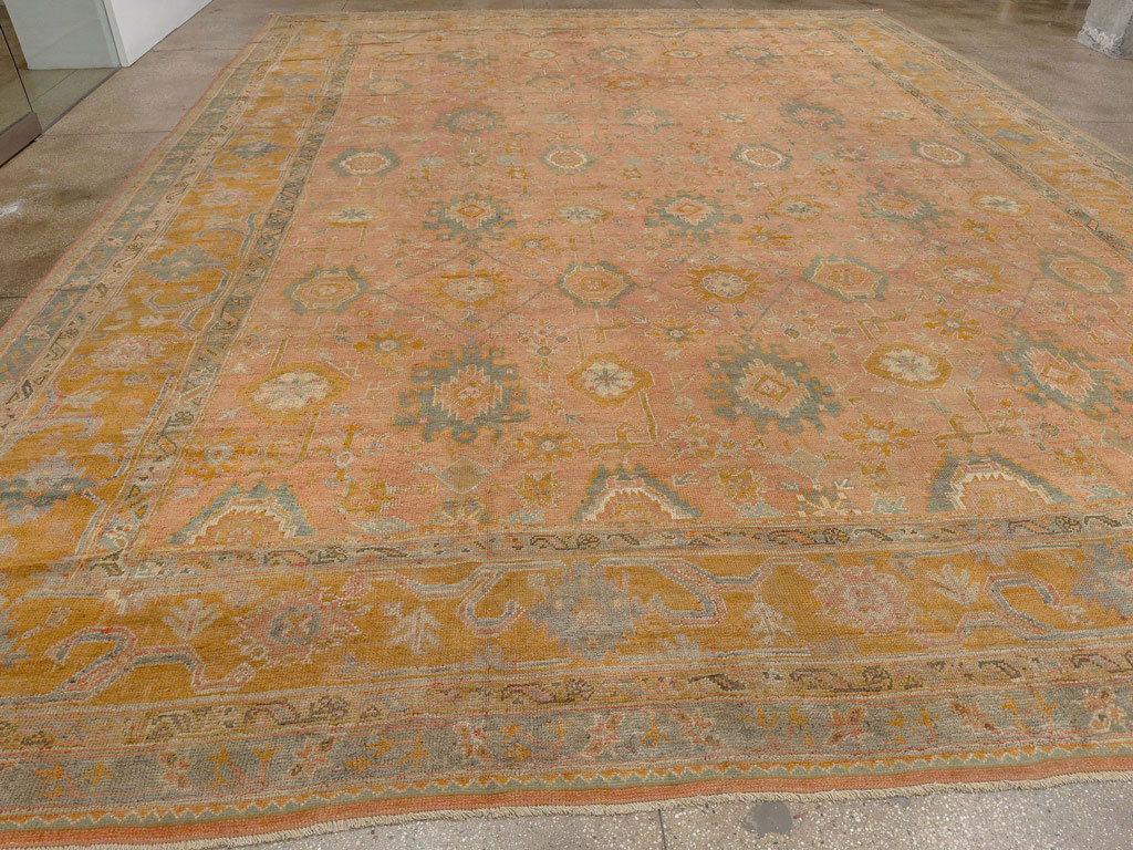 Antique Turkish Oushak Oversize Carpet, No.33651 - Gss