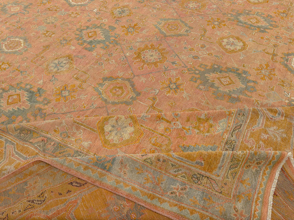 Antique Turkish Oushak Oversize Carpet, No.33651 - Gss