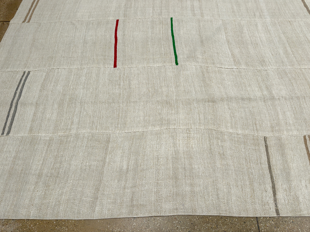 Vintage Turkish Flatweave Kilim Large Carpet, No.33654 - Gss