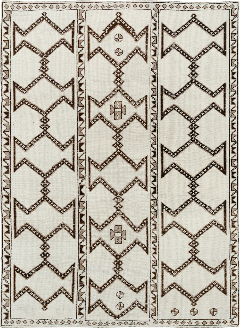 Vintage Turkish Anatolian Room Size Carpet, No.33672 - Gss