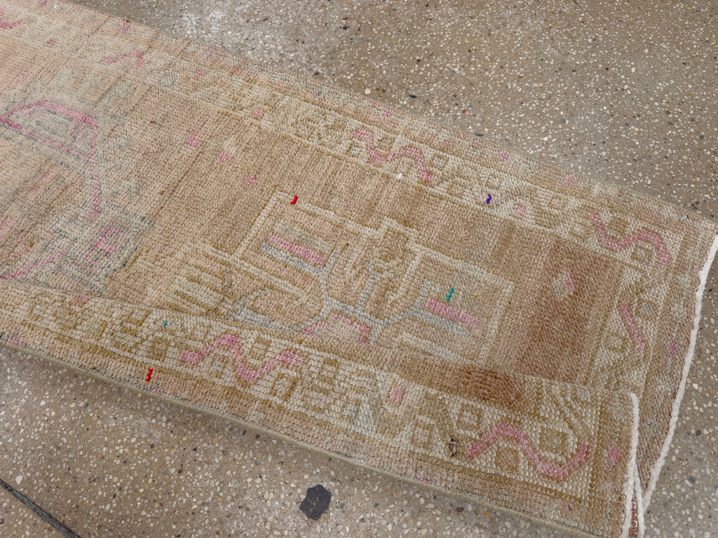Vintage Turkish Anatolian Runner, No.33678 - Gss