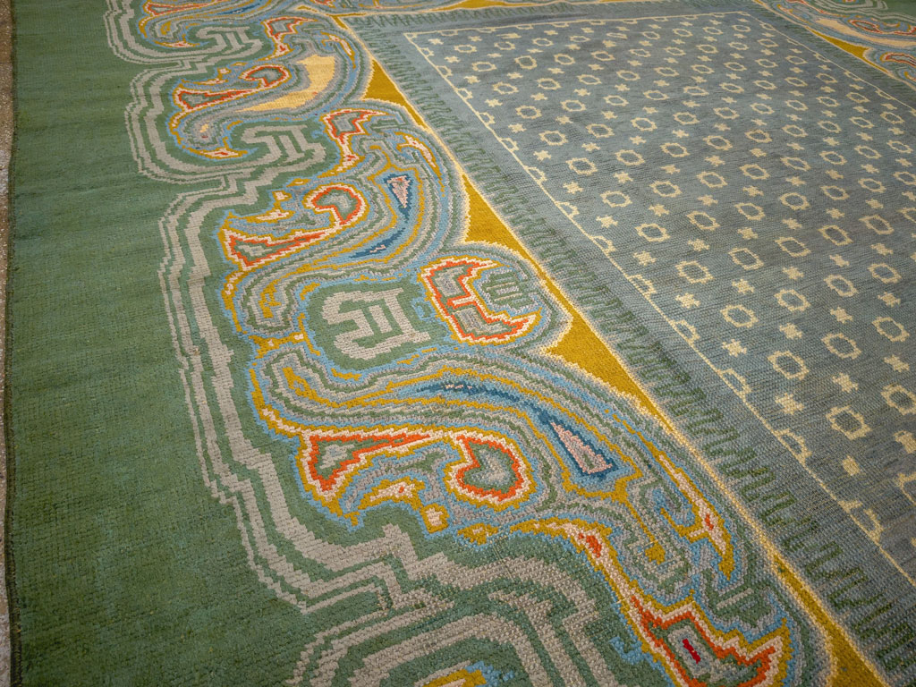 Antique English Donegal Room Size Carpet, No.33680 - Gss