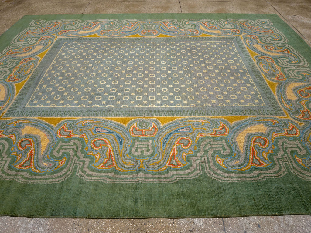 Antique English Donegal Room Size Carpet, No.33680 - Gss