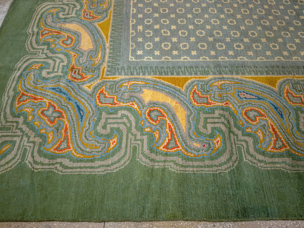 Antique English Donegal Room Size Carpet, No.33680 - Gss