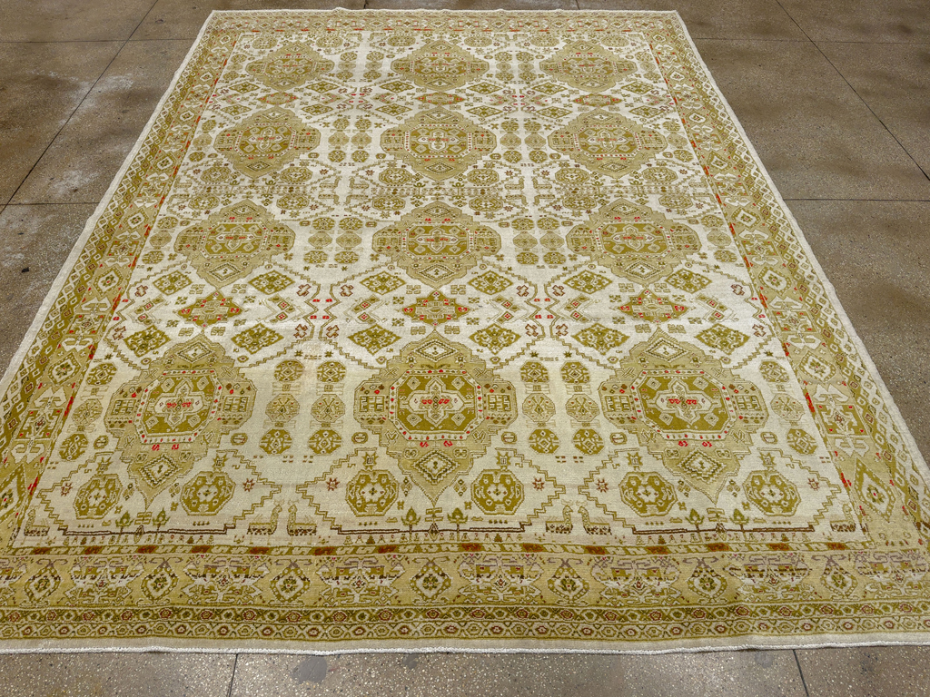 Vintage Turkish Anatolian Room Size Carpet, No.33681 - Gss