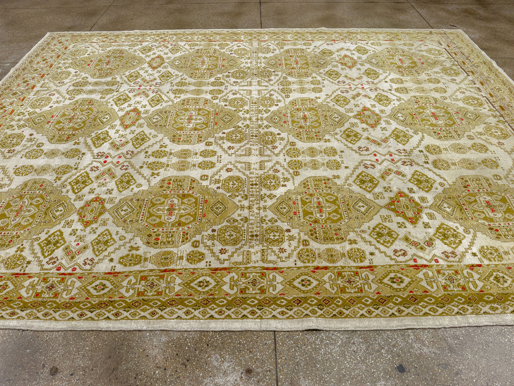 Vintage Turkish Anatolian Room Size Carpet, No.33681 - Gss