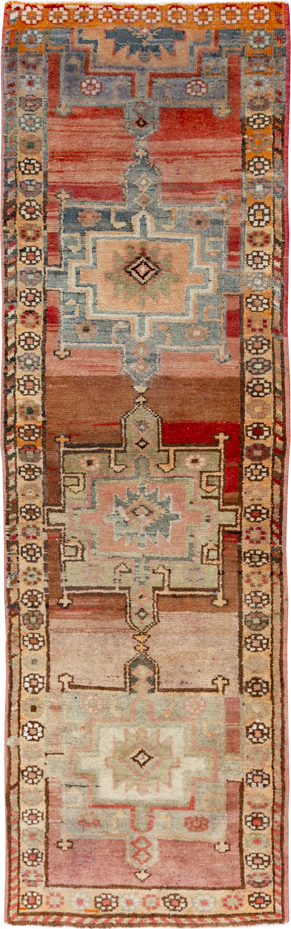 Vintage Turkish Anatolian Runner, No.33693 - Gss
