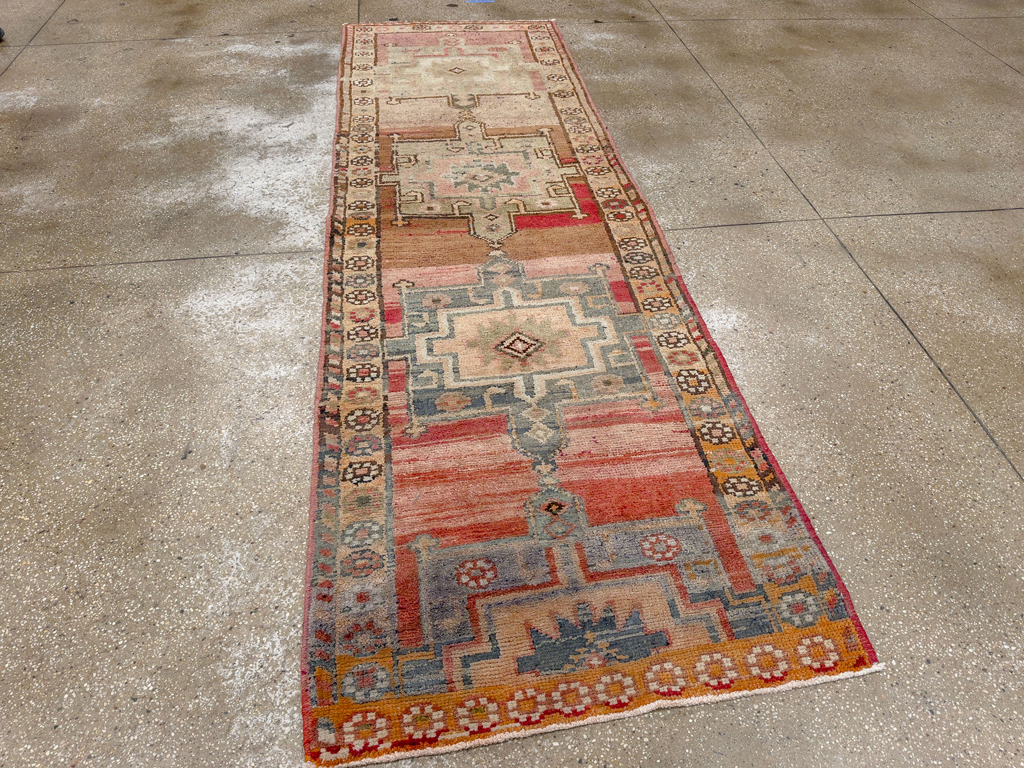 Vintage Turkish Anatolian Runner, No.33693 - Gss