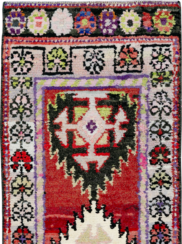 Vintage Turkish Anatolian Runner, No.33694 - Gss