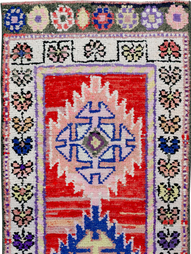 Vintage Turkish Anatolian Runner, No.33694 - Gss