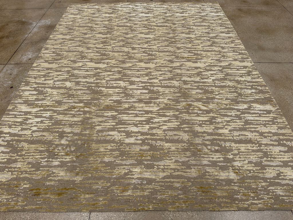 Modern Nepali Room Size Carpet, No.33703 - Gss