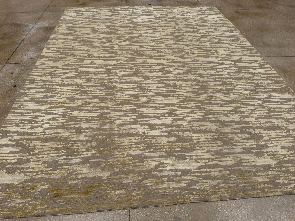 Modern Nepali Room Size Carpet, No.33703 - Gss