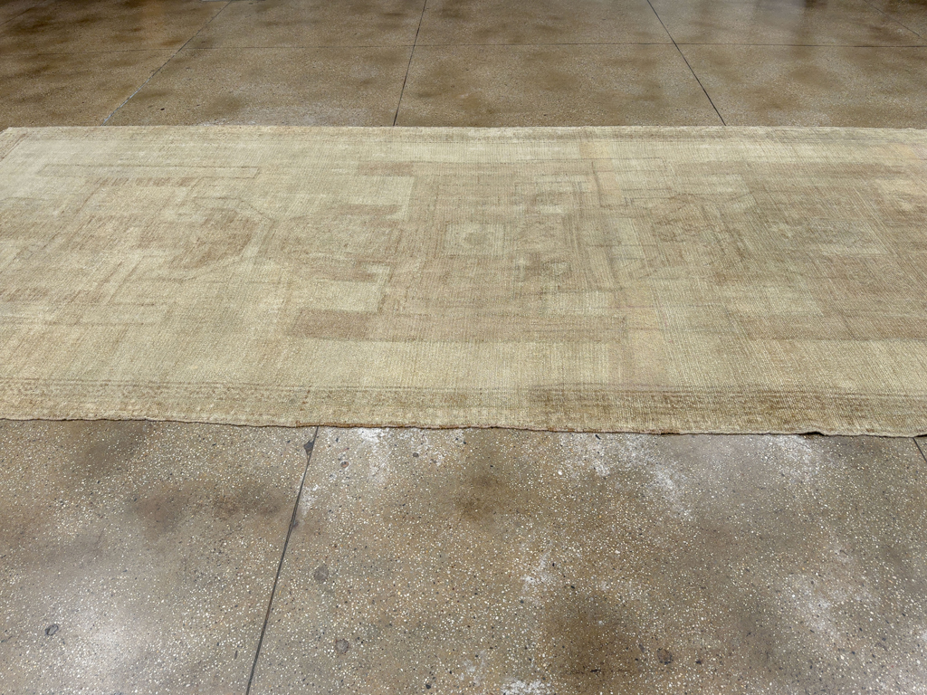 Vintage Turkish Anatolian Wide Gallery Runner, No.33706 - Gss