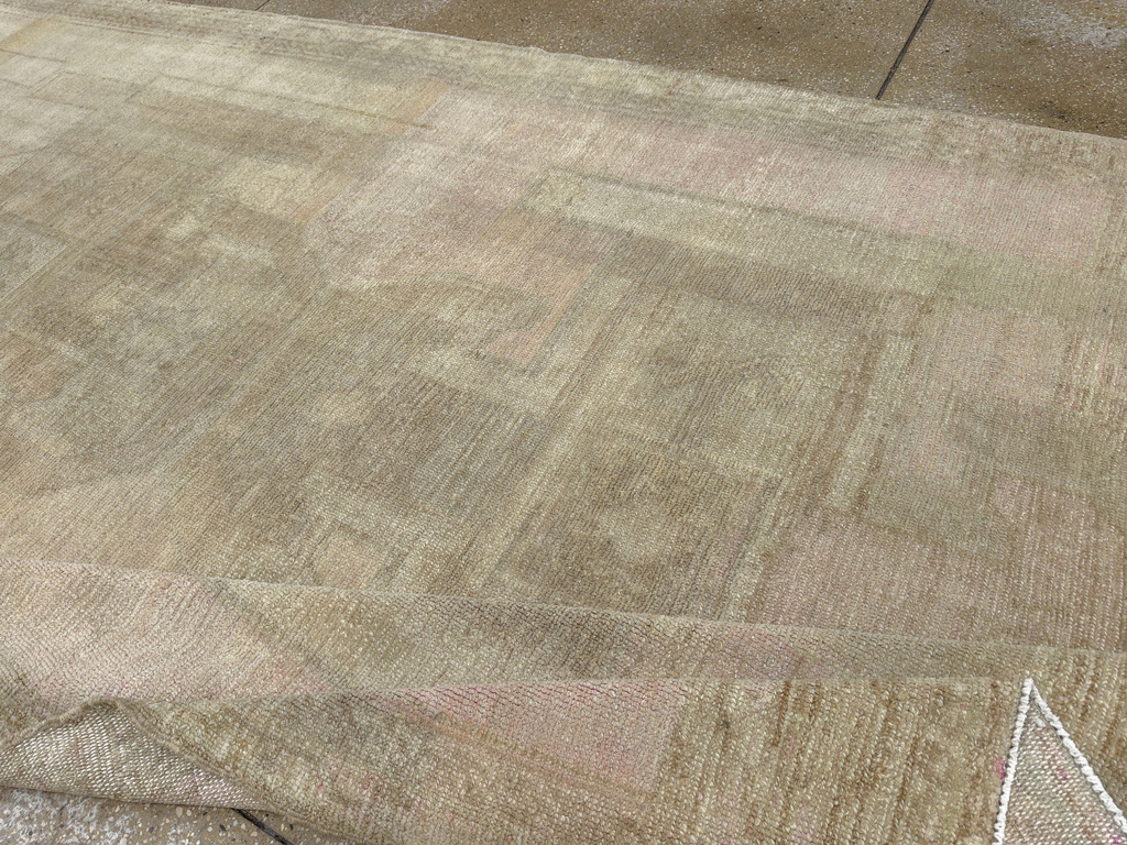 Vintage Turkish Anatolian Wide Gallery Runner, No.33706 - Gss