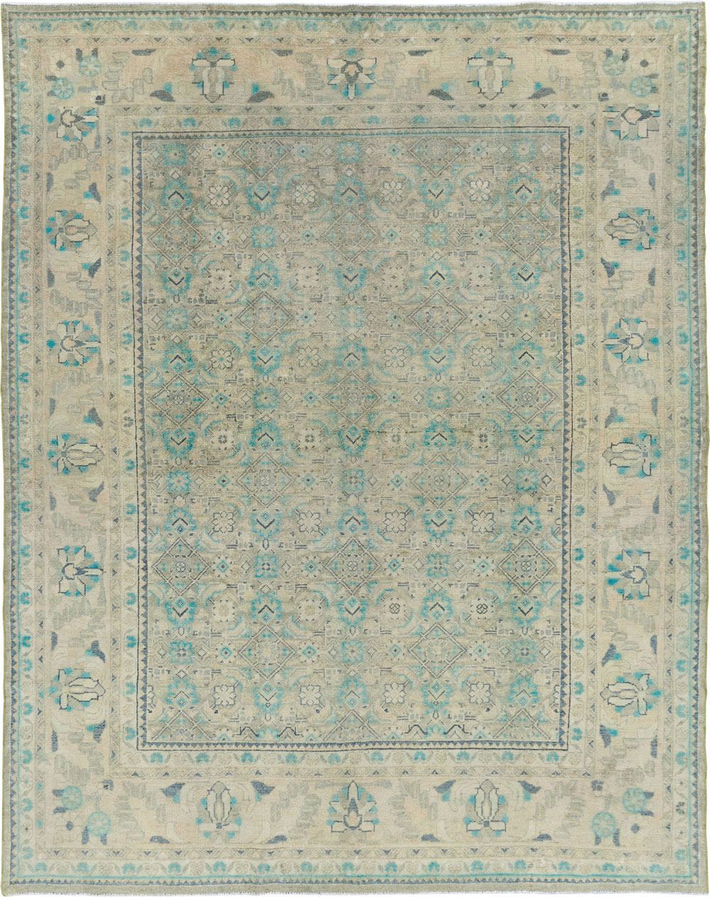 Antique Persian Malayer Accent Carpet, No.33707 - Gss