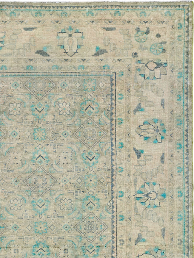 Antique Persian Malayer Accent Carpet, No.33707 - Gss