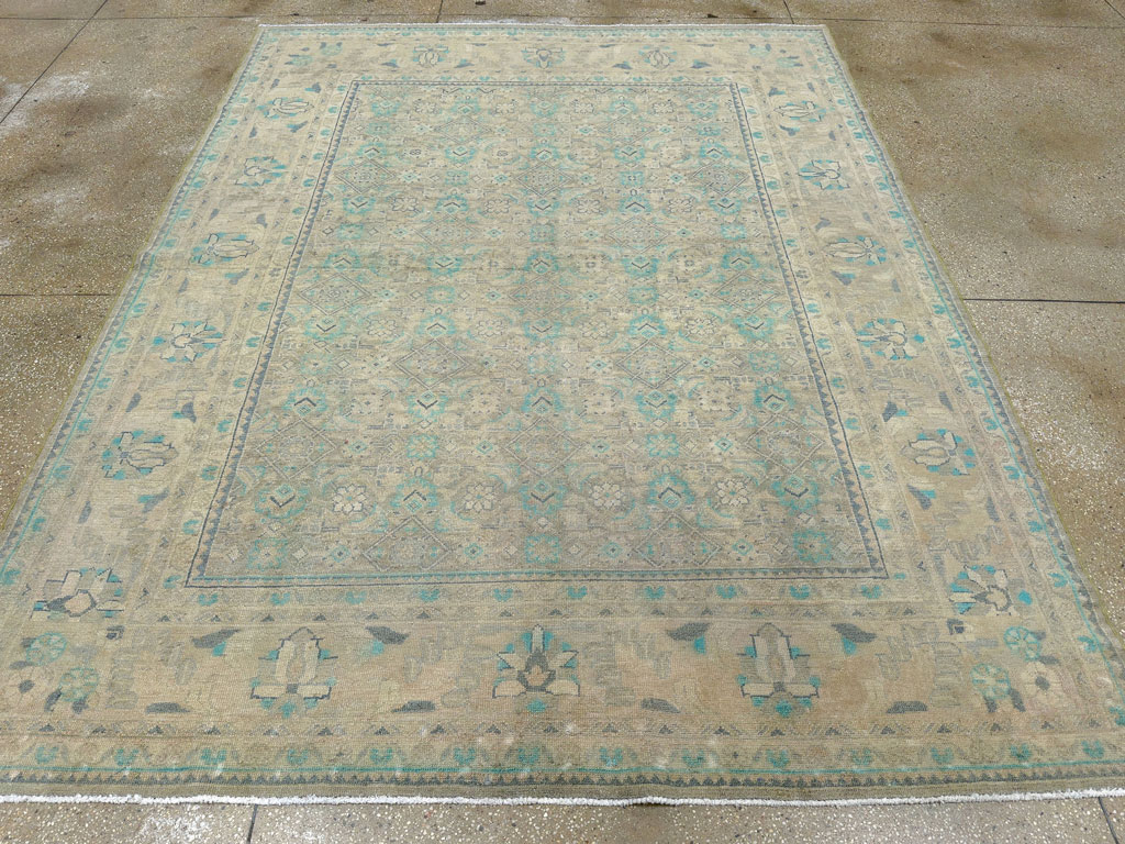 Antique Persian Malayer Accent Carpet, No.33707 - Gss
