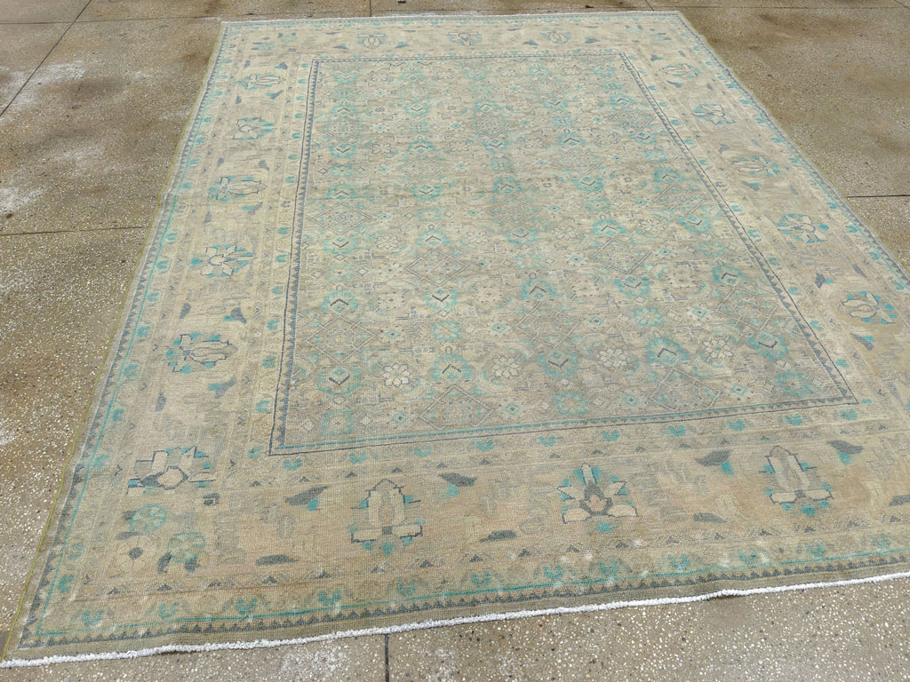Antique Persian Malayer Accent Carpet, No.33707 - Gss