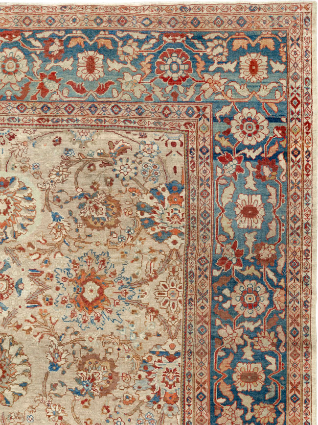 Antique Persian Sultanabad Room Size Carpet, No.33715 - Gss