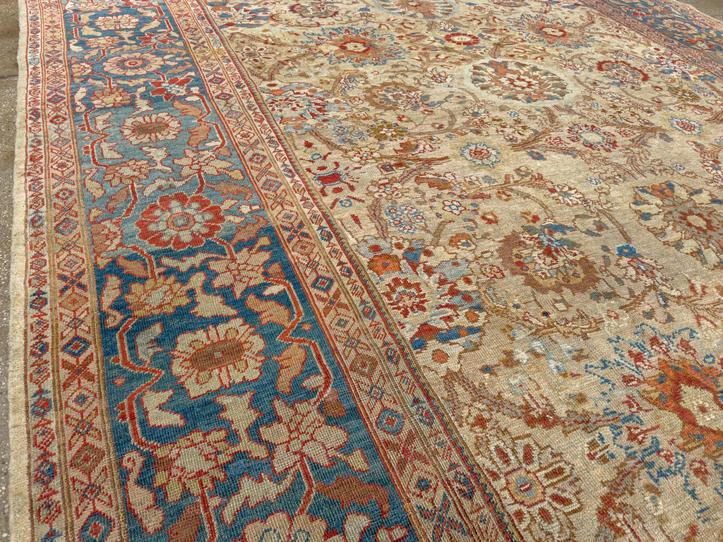 Antique Persian Sultanabad Room Size Carpet, No.33715 - Gss