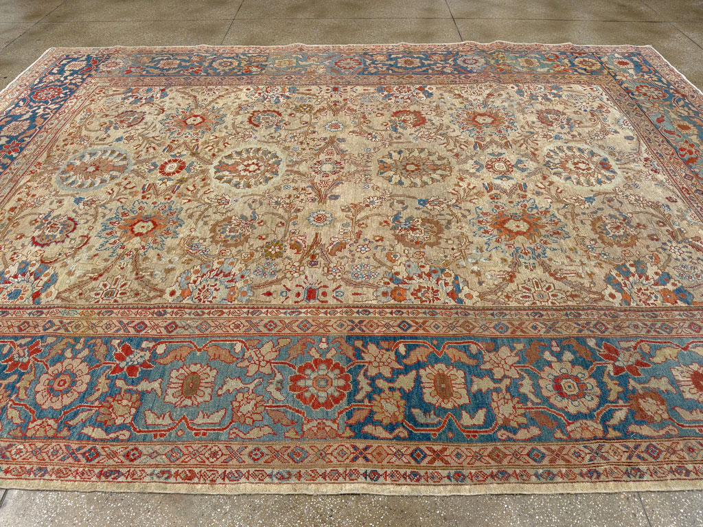 Antique Persian Sultanabad Room Size Carpet, No.33715 - Gss