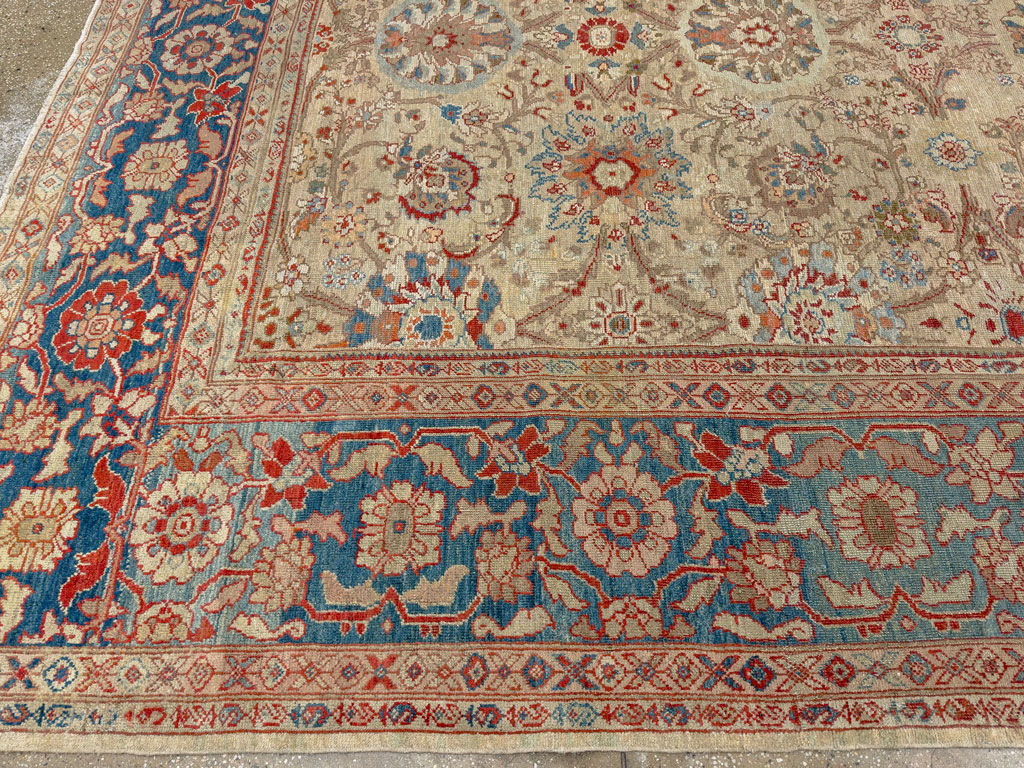 Antique Persian Sultanabad Room Size Carpet, No.33715 - Gss