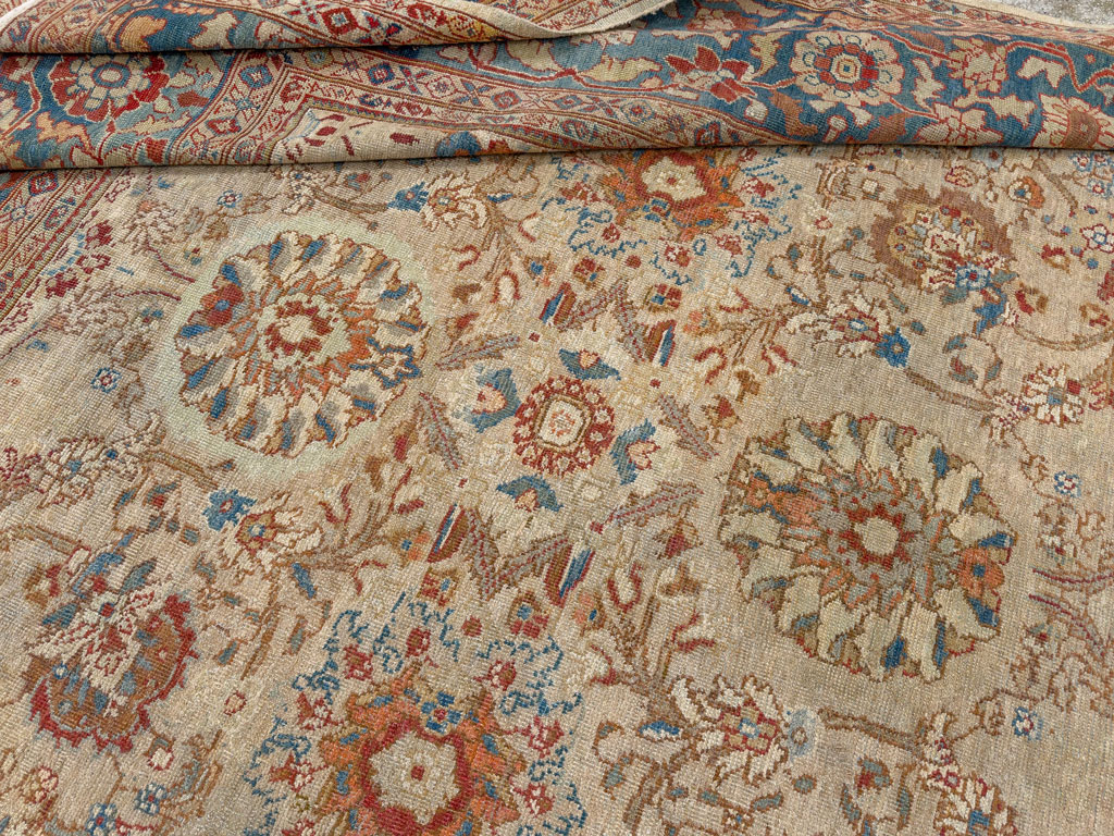 Antique Persian Sultanabad Room Size Carpet, No.33715 - Gss