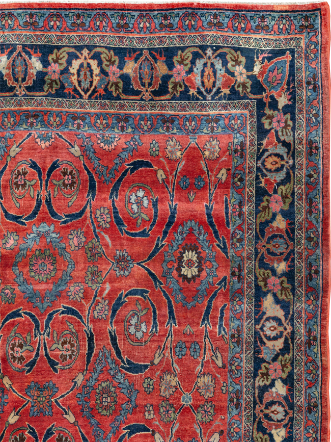 Antique Persian Bidjar Room Size Carpet, No.33716 - Gss
