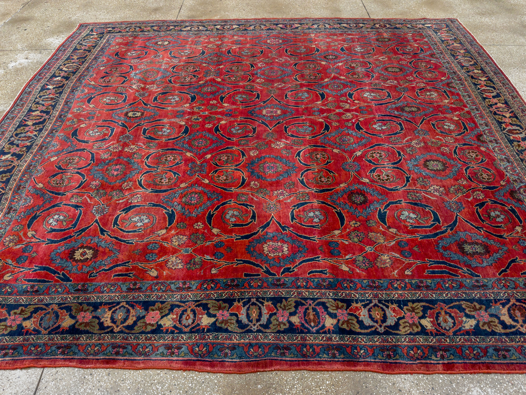 Antique Persian Bidjar Room Size Carpet, No.33716 - Gss
