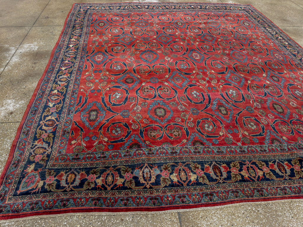 Antique Persian Bidjar Room Size Carpet, No.33716 - Gss