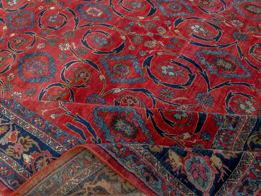 Antique Persian Bidjar Room Size Carpet, No.33716 - Gss