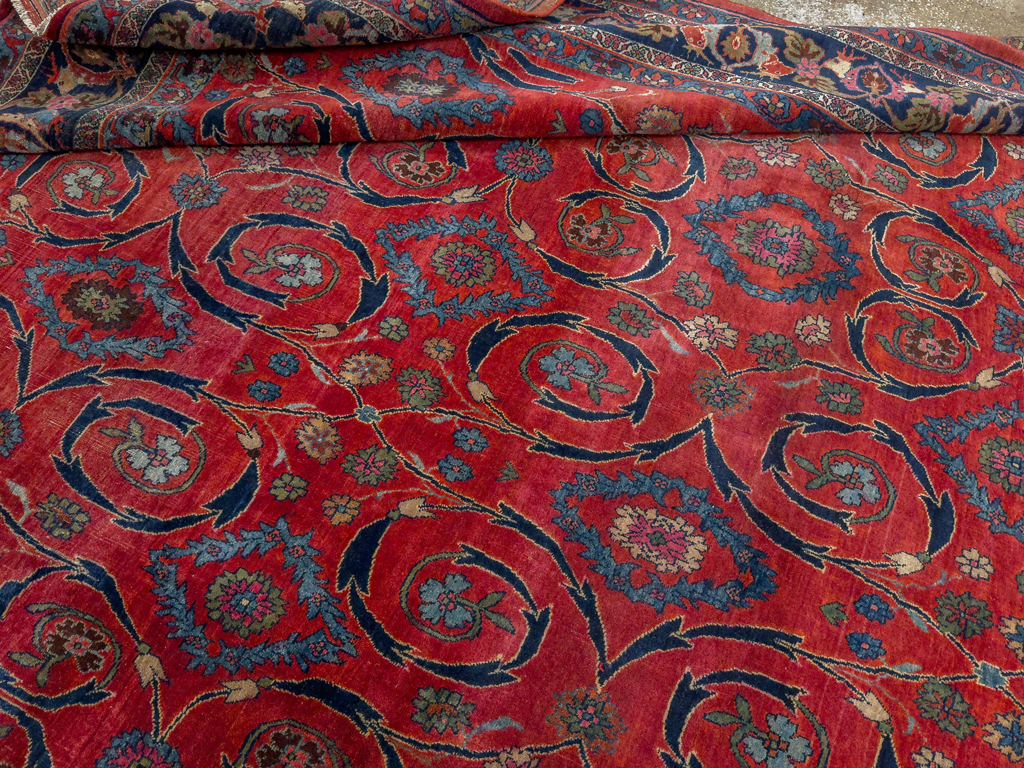 Antique Persian Bidjar Room Size Carpet, No.33716 - Gss