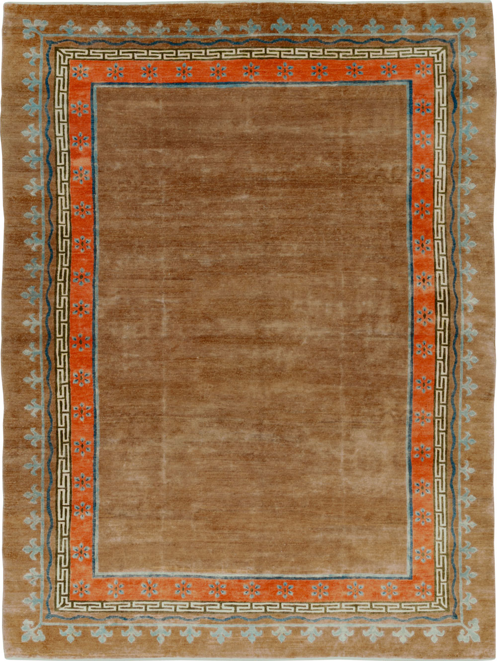 Vintage Tibetan Room Size Carpet, No.33719 - Gss