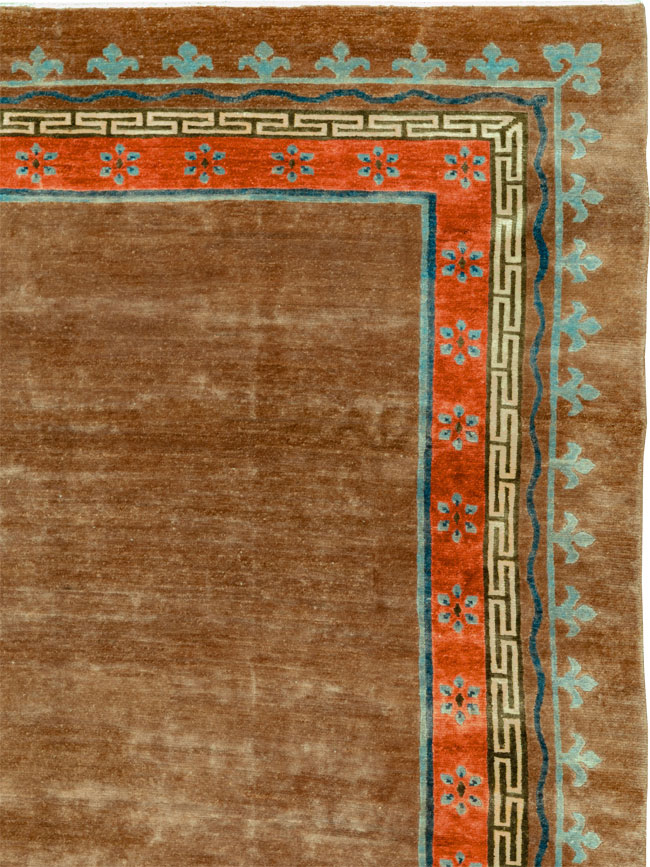 Vintage Tibetan Room Size Carpet, No.33719 - Gss