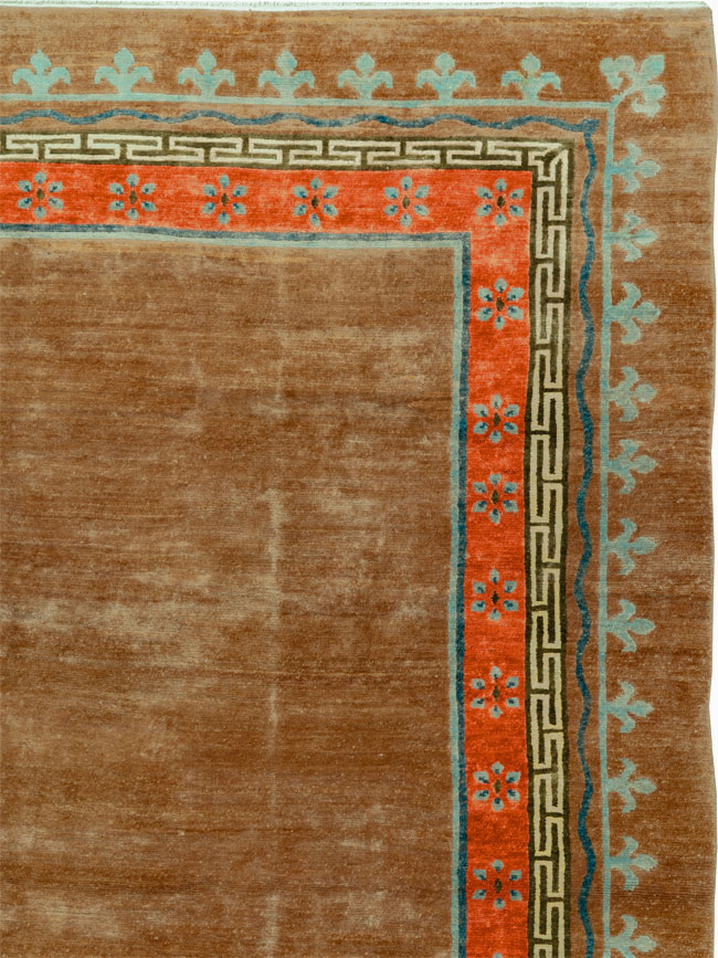 Vintage Tibetan Room Size Carpet, No.33719 - Gss