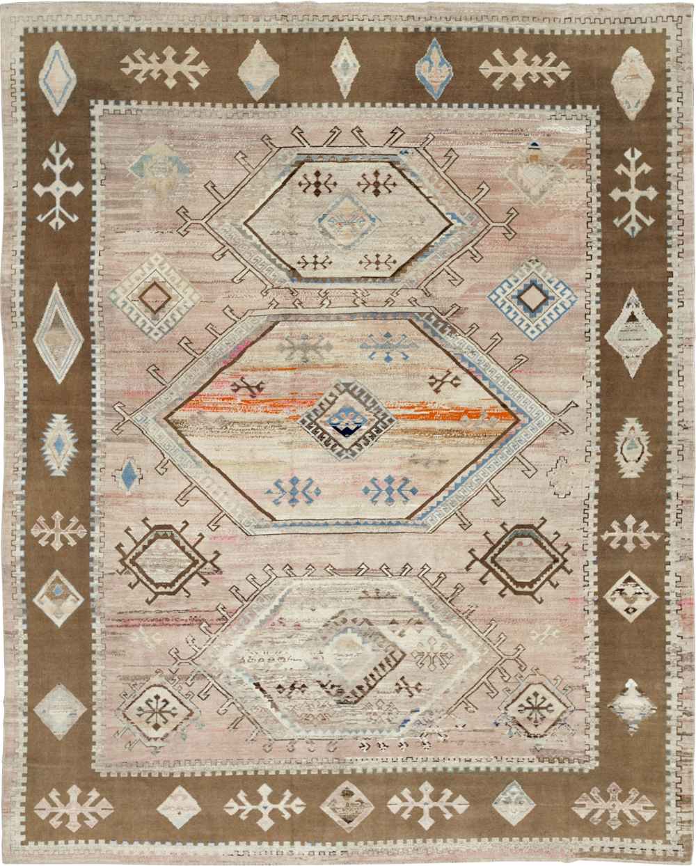 Vintage Turkish Anatolian Large Carpet, No.33725 - Gss