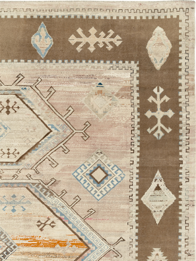 Vintage Turkish Anatolian Large Carpet, No.33725 - Gss