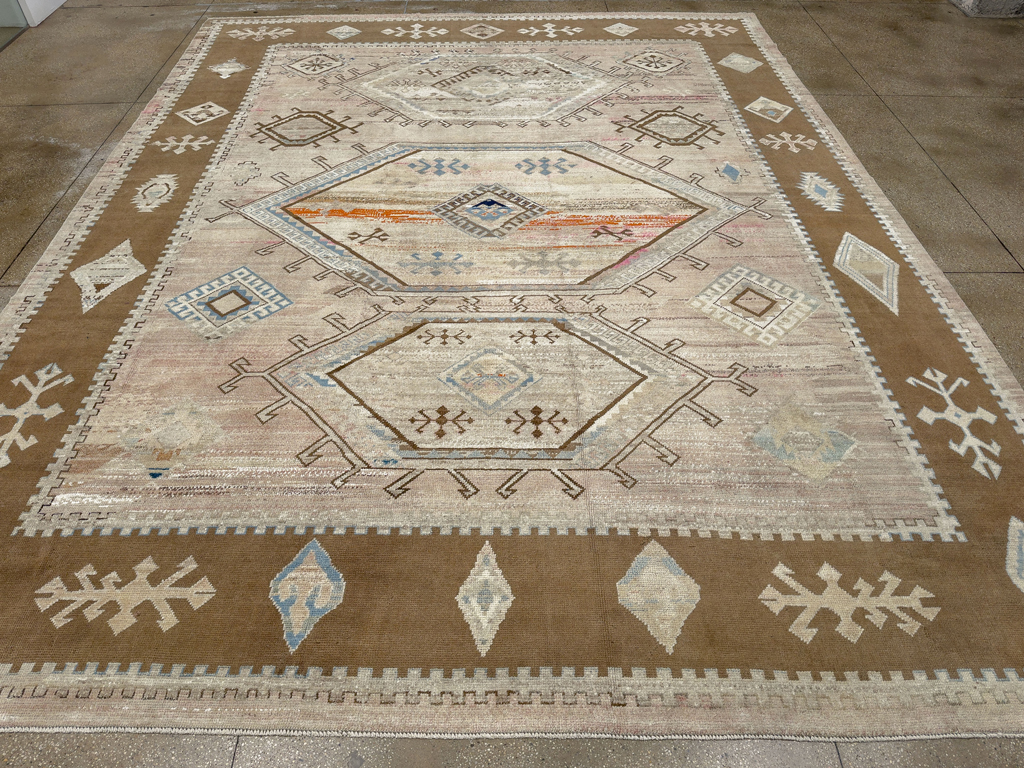 Vintage Turkish Anatolian Large Carpet, No.33725 - Gss