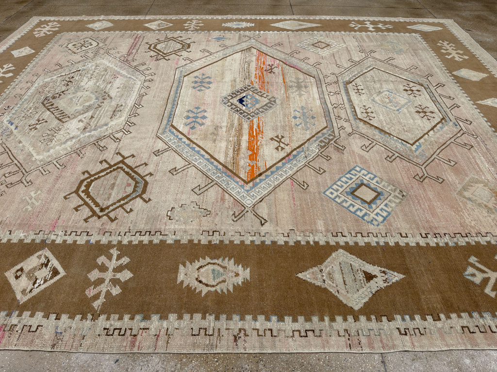 Vintage Turkish Anatolian Large Carpet, No.33725 - Gss