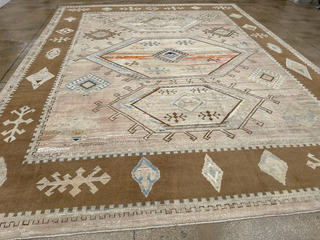 Vintage Turkish Anatolian Large Carpet, No.33725 - Gss