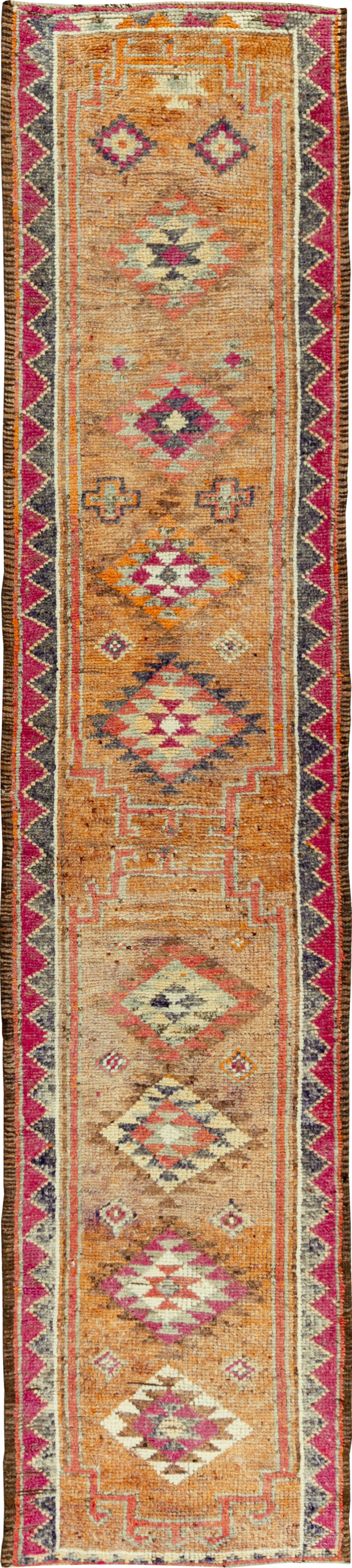 Vintage Turkish Anatolian Runner, No.33726 - Gss