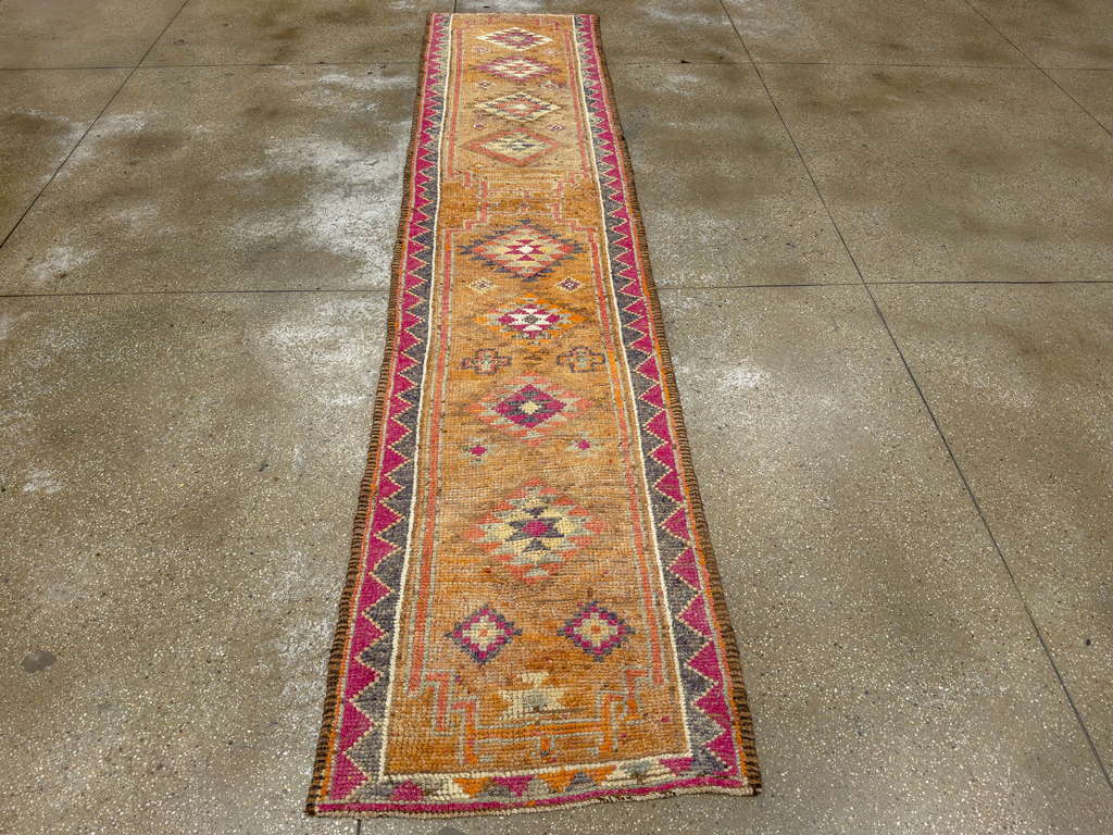 Vintage Turkish Anatolian Runner, No.33726 - Gss