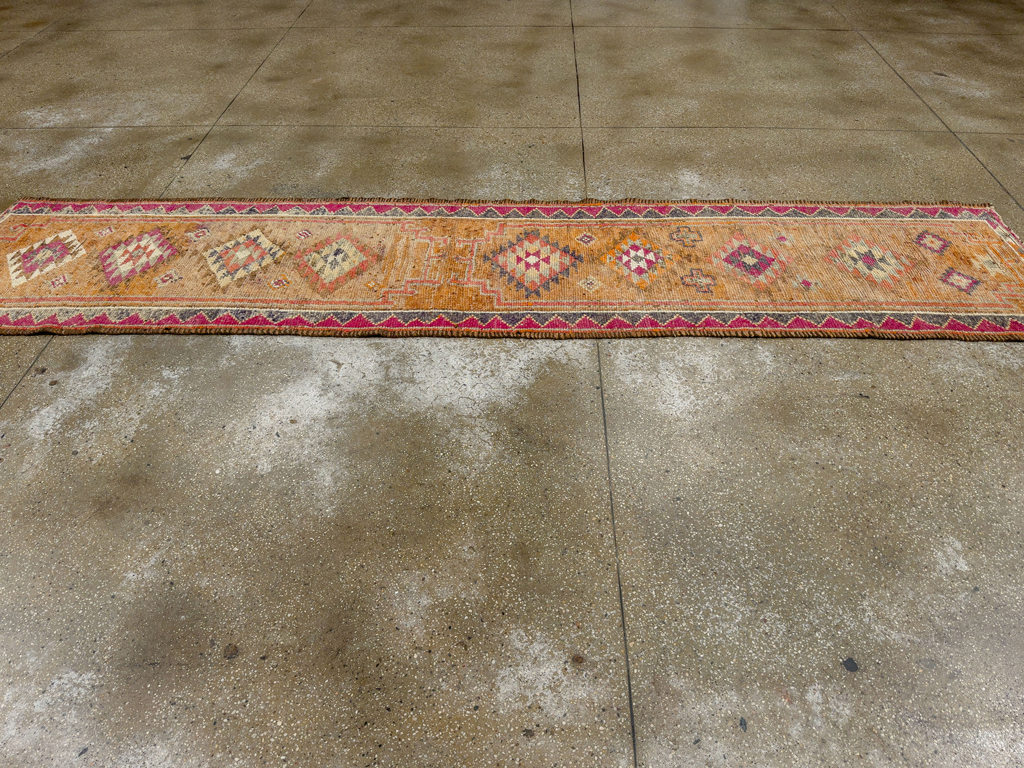 Vintage Turkish Anatolian Runner, No.33726 - Gss