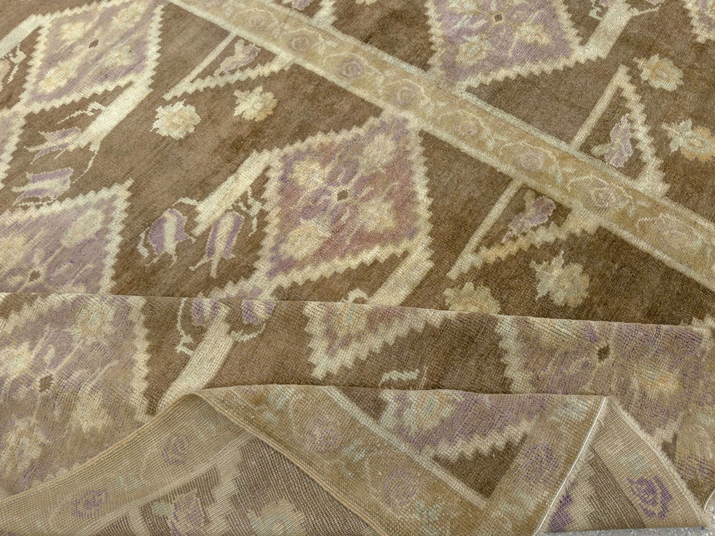 Vintage Turkish Anatolian Square Room Size Carpet, No.33796 - Gss