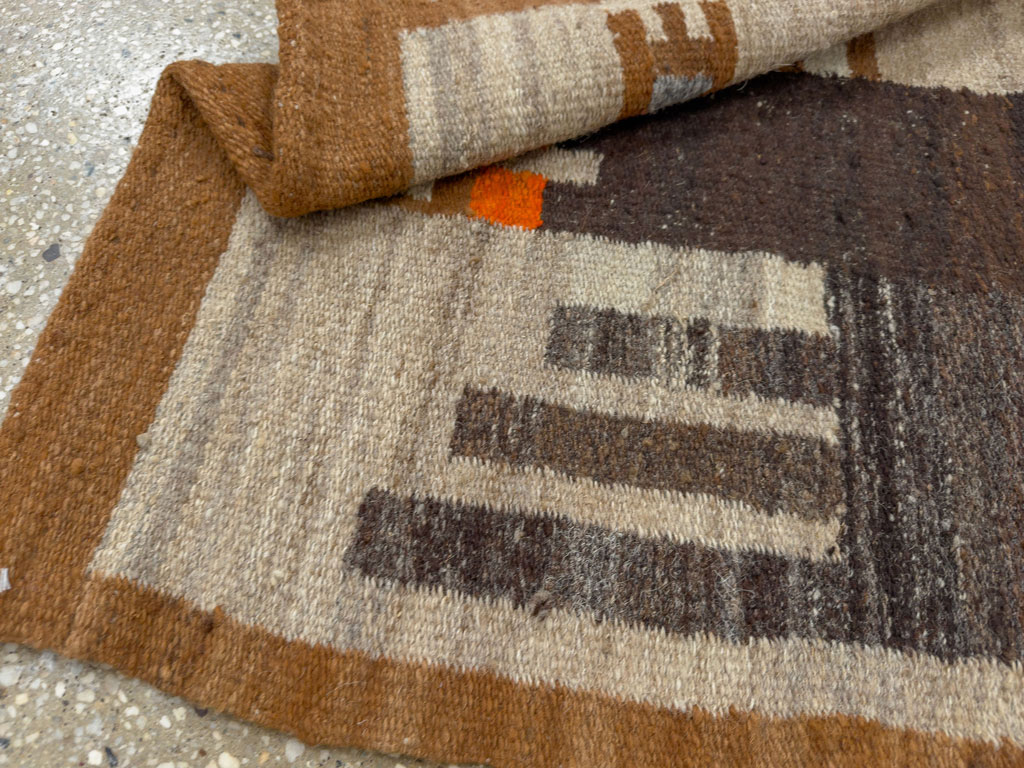 Vintage American Pictorial Navajo Rug, No.33801 - Gss