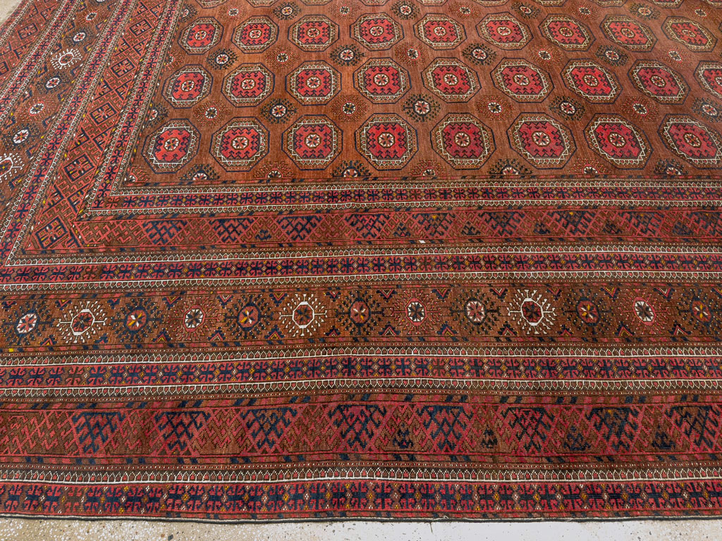 Antique Central Asian Bokhara Oversize Carpet, No.33822 - Gss