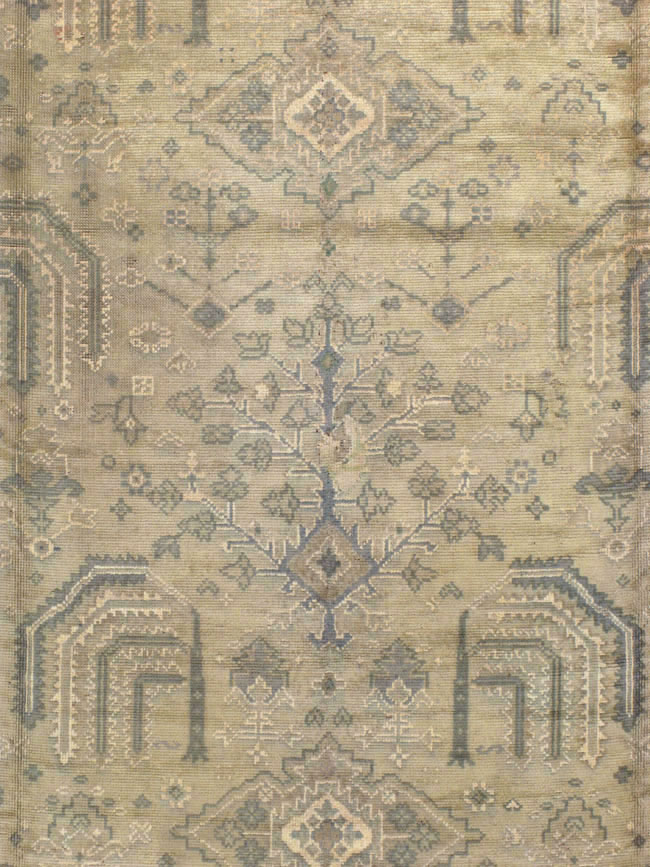 Vintage European Oushak Carpet, No.8050 - Gss