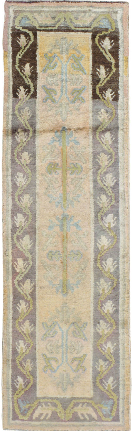 Vintage East Turkestan Khotan Runner, No.8073 - Gss