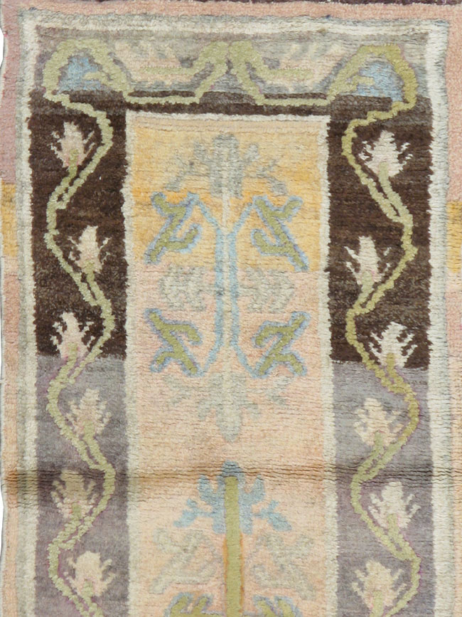 Vintage East Turkestan Khotan Runner, No.8073 - Gss
