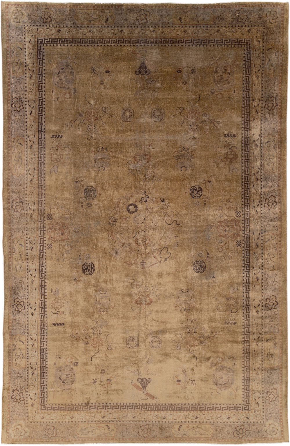 Antique Indian Lahore Carpet, No.8115 - Gss